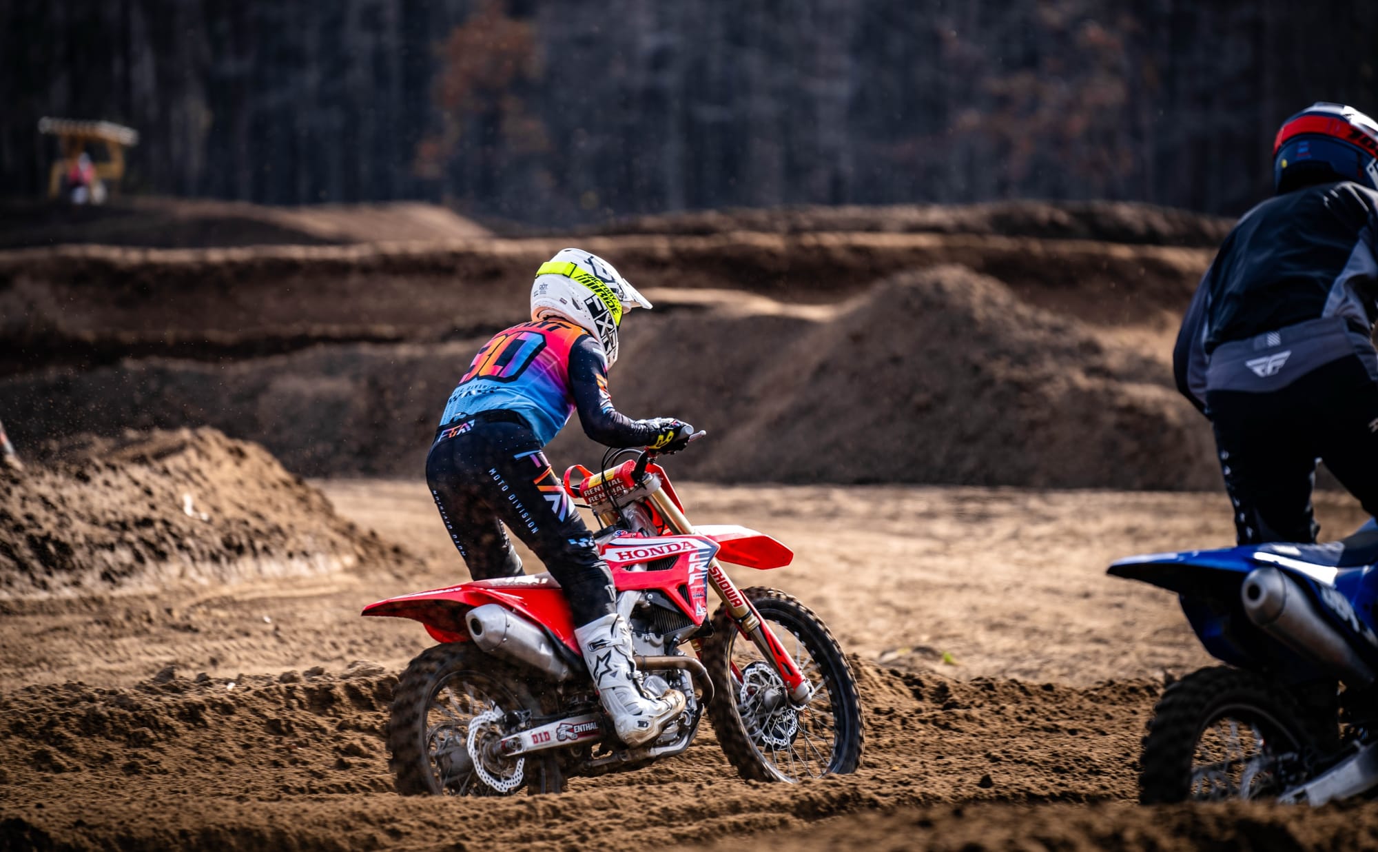 Aaron Durant on his Honda CRF250R at Supercoop MX in Michigan.
